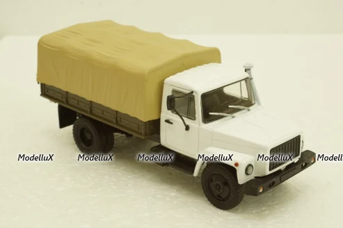 Газ-3309 бортовой с тентом, АвтоИстория 1:43 Уценка!