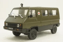 Уаз-3972, медицинский, хаки, Автолегенды СССР №96, 1:43