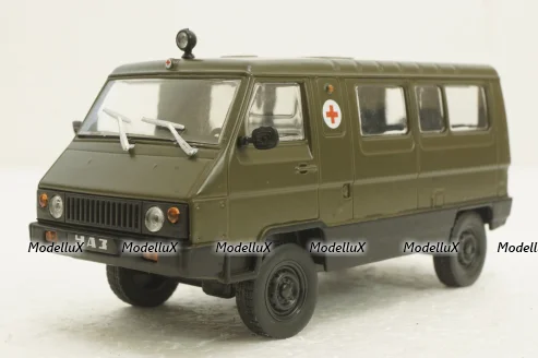 Уаз-3972 медицинский хаки (ЗАПЕЧАТАННЫЙ) Автолегенды СССР №096, 1:43