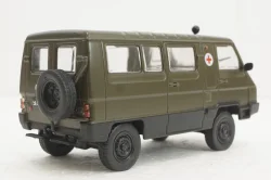 Уаз-3972, медицинский, хаки, Автолегенды СССР №96, 1:43