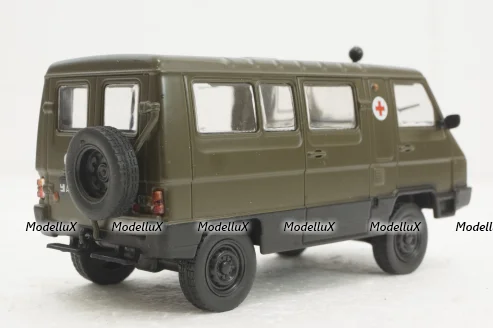 Уаз-3972 медицинский хаки (ЗАПЕЧАТАННЫЙ) Автолегенды СССР №096, 1:43