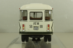 Кавз-685М, автобус 1985г., бело-зеленый, 168506, Dip Models 1:43