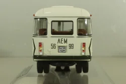 Кавз-685М, автобус 1985г., бело-зеленый, 168506, Dip Models 1:43