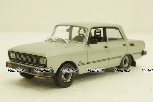 Москвич-2140СЛ, серебристый,  Автолегенды СССР №62, 1:43