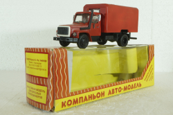 Газ-3307, красный, Компаньон 1:43