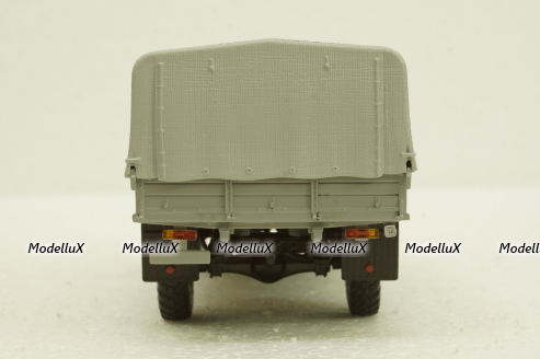Газ-3308, 4х4 бортовой с тентом, АвтоИстория 1:43