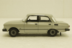 Москвич-2140СЛ, серебристый, (Запечатанный)  Автолегенды СССР №62, 1:43