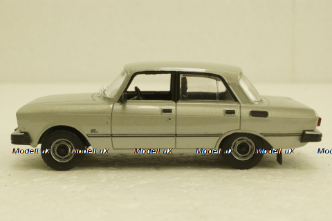 Москвич-2140СЛ, серебристый, (Запечатанный)  Автолегенды СССР №62, 1:43