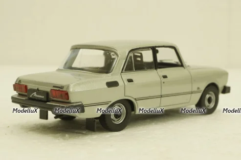 Москвич-2140СЛ, серебристый,  Автолегенды СССР №62, 1:43