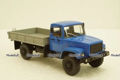 Газ-3308, 4х4 бортовой с тентом, АвтоИстория 1:43