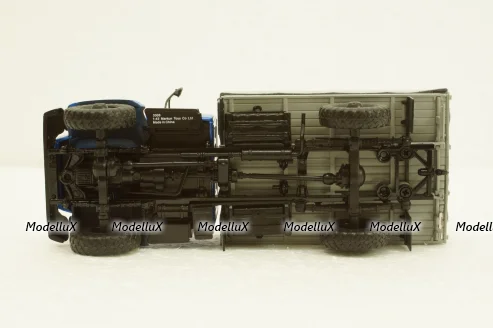Газ-3308, 4х4 бортовой с тентом, АвтоИстория 1:43