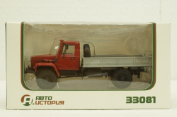 Газ-33081, 4х4 бортовой, АвтоИстория 1:43