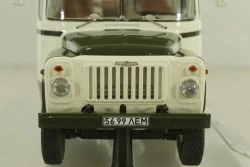 Кавз-685М, автобус 1985г., бело-зеленый, 168506, Dip Models 1:43