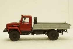 Газ-33081, 4х4 бортовой, АвтоИстория 1:43