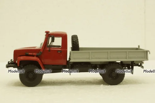 Газ-33081, 4х4 бортовой, АвтоИстория 1:43
