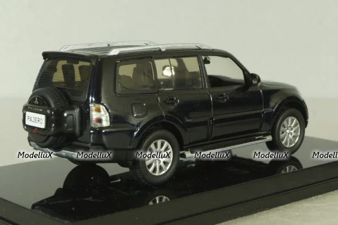 Mitsubishi Pajero 4 2006, dark blue, Sun Star 1:43 Уценка 3!