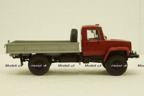 Газ-33081, 4х4 бортовой, АвтоИстория 1:43