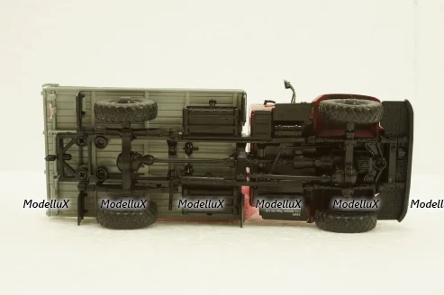 Газ-33081, 4х4 бортовой, АвтоИстория 1:43