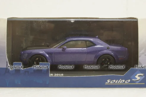 Dodge Challenger Demon Coupe 2018 purple, 4310302, Solido 1:43