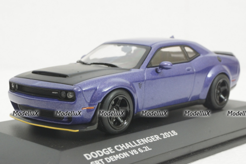 Dodge Challenger Demon Coupe 2018 purple, 4310302, Solido 1:43