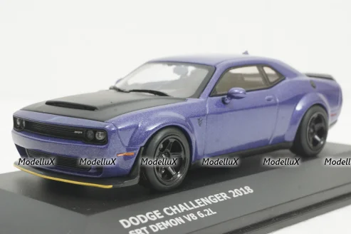 Dodge Challenger Demon Coupe 2018 purple, 4310302, Solido 1:43