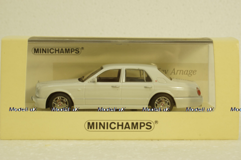 Bentley Arnage 2005, White, 436139402, Minichamps 1:43