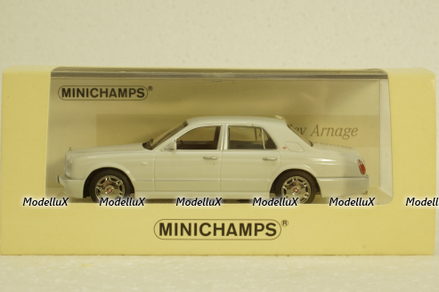 Bentley Arnage 2005, White, 436139402, Minichamps 1:43