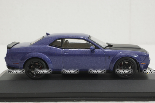 Dodge Challenger Demon Coupe 2018 purple, 4310302, Solido 1:43