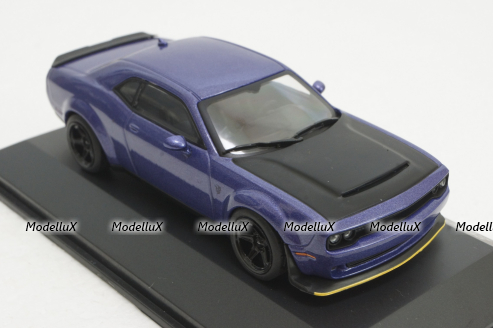 Dodge Challenger Demon Coupe 2018 purple, 4310302, Solido 1:43