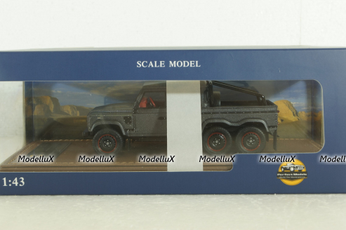 Land Rover Defender Flying Huntaman 6x6 2015, grey, PM3001, Perfect Models 1:43