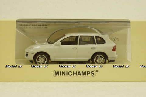 Porsche Cayenne turbo 2007 White 436066270, Minichamps 1:43