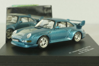 Porsche 911 (993) GT2 blue, 47th Nurnberg International Toy Fair 1996, Vitesse 1:43