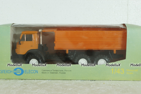 Камаз-4310, колхозник, оранжевый, Элекон 1:43