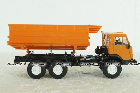 Камаз-4310, колхозник, оранжевый, Элекон 1:43