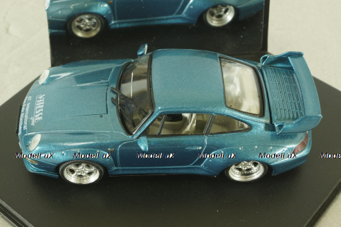 Porsche 911 (993) GT2 blue, 47th Nurnberg International Toy Fair 1996, Vitesse 1:43
