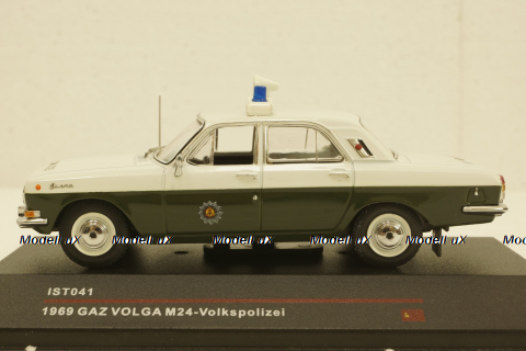 Газ-24 Волга, полиция, Volkspolizei 1969, IST041, IST 1:43