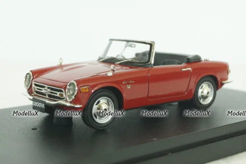 Honda S800M Scarlet Convertible, red, PM4349R, Mark43 1:43