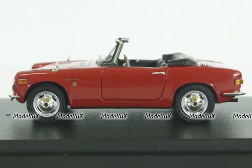 Honda S800M Scarlet Convertible, red, PM4349R, Mark43 1:43