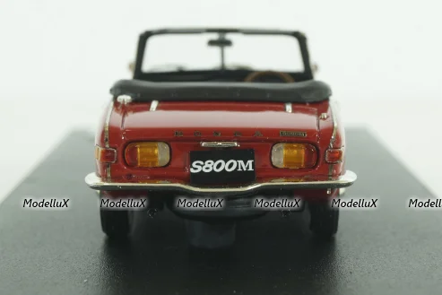 Honda S800M Scarlet Convertible, red, PM4349R, Mark43 1:43