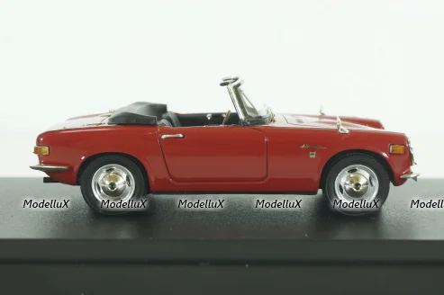 Honda S800M Scarlet Convertible, red, PM4349R, Mark43 1:43