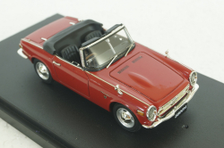 Honda S800M Scarlet Convertible, red, PM4349R, Mark43 1:43