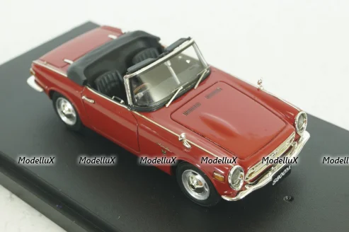 Honda S800M Scarlet Convertible, red, PM4349R, Mark43 1:43