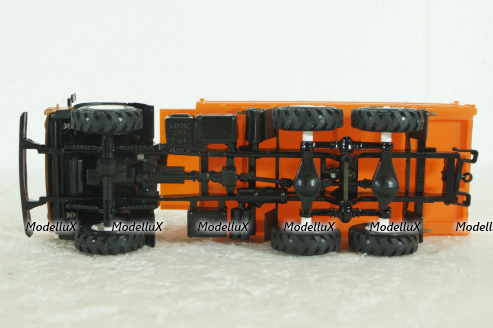 Камаз-4310, колхозник, оранжевый, Элекон 1:43