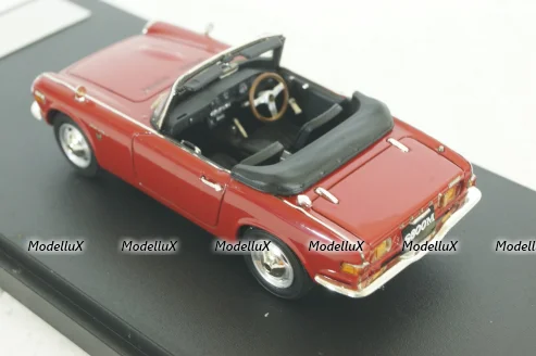 Honda S800M Scarlet Convertible, red, PM4349R, Mark43 1:43