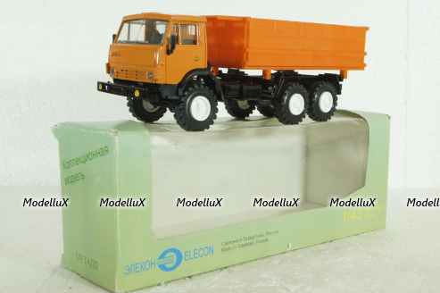 Камаз-4310, колхозник, оранжевый, Элекон 1:43