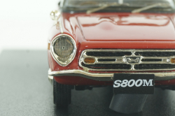 Honda S800M Scarlet Convertible, red, PM4349R, Mark43 1:43