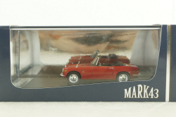 Honda S800M Scarlet Convertible, red, PM4349R, Mark43 1:43