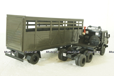 Камаз-5410 с п/прицепом Скотовоз, Арек 1:43