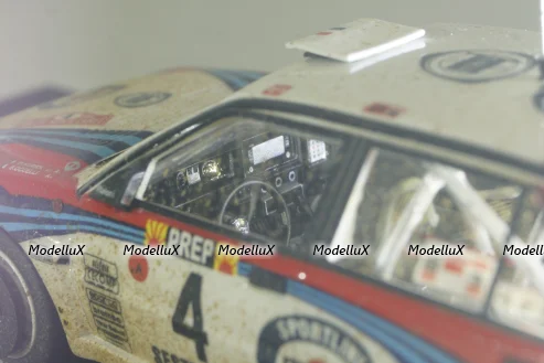 Lancia Delta HF Integrale Evoluzione Martini #4 Winner Rallye Monte Carlo Dirty Version Car Model, TM43-004AD, Top Marques 1:43