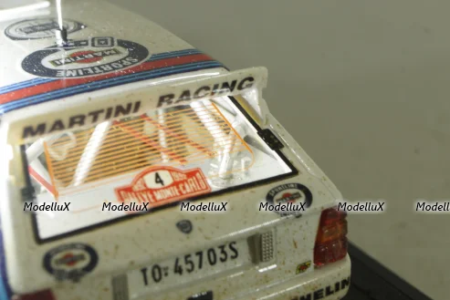 Lancia Delta HF Integrale Evoluzione Martini #4 Winner Rallye Monte Carlo Dirty Version Car Model, TM43-004AD, Top Marques 1:43